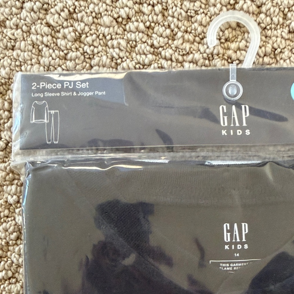 GAP Kids Black 2-Piece Pajama Set